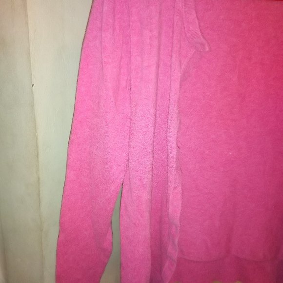 Any day WOMEN'S PINK BUTTONED CARDIGAN - Picture 4 of 9
